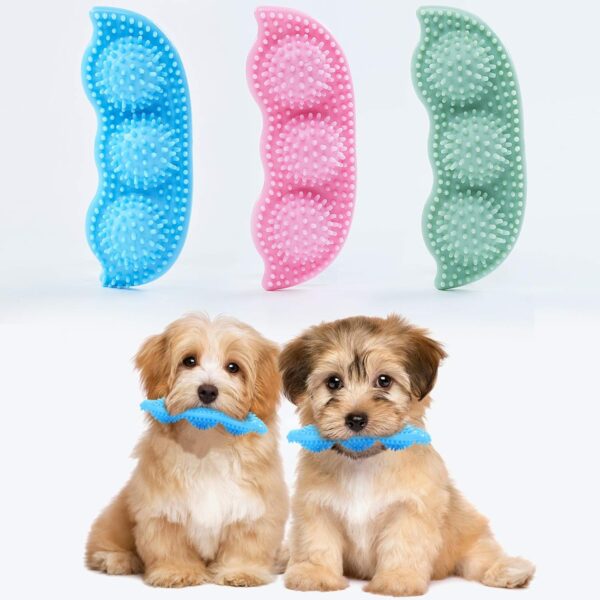 3 Pack Puppy Chew Toys for Teething Puppies, Puppy Teething Toys, 360° Clean Pet Teeth & Soothe Pain of Teeth Growing, Puppy Toys Small Dogs & Medium Dog Suitable - Up to 18 lbs