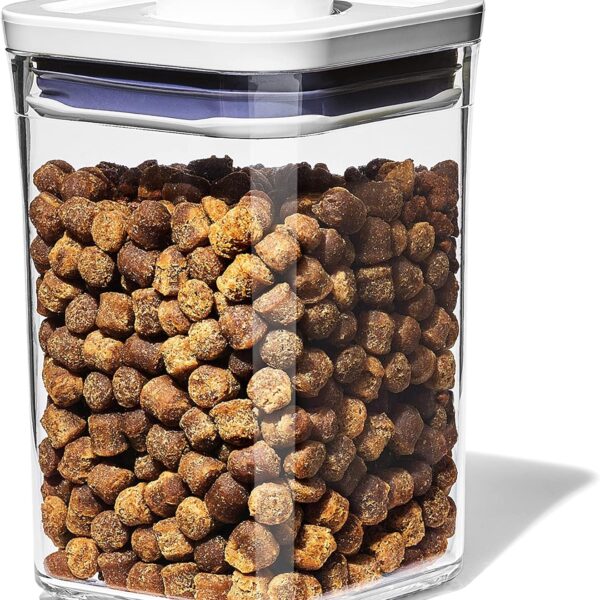 Pet – 1.1 Qt/1 L | Ideal for up to 1lb of treats | Airtight Dog and Cat Food Storage Container | BPA Free